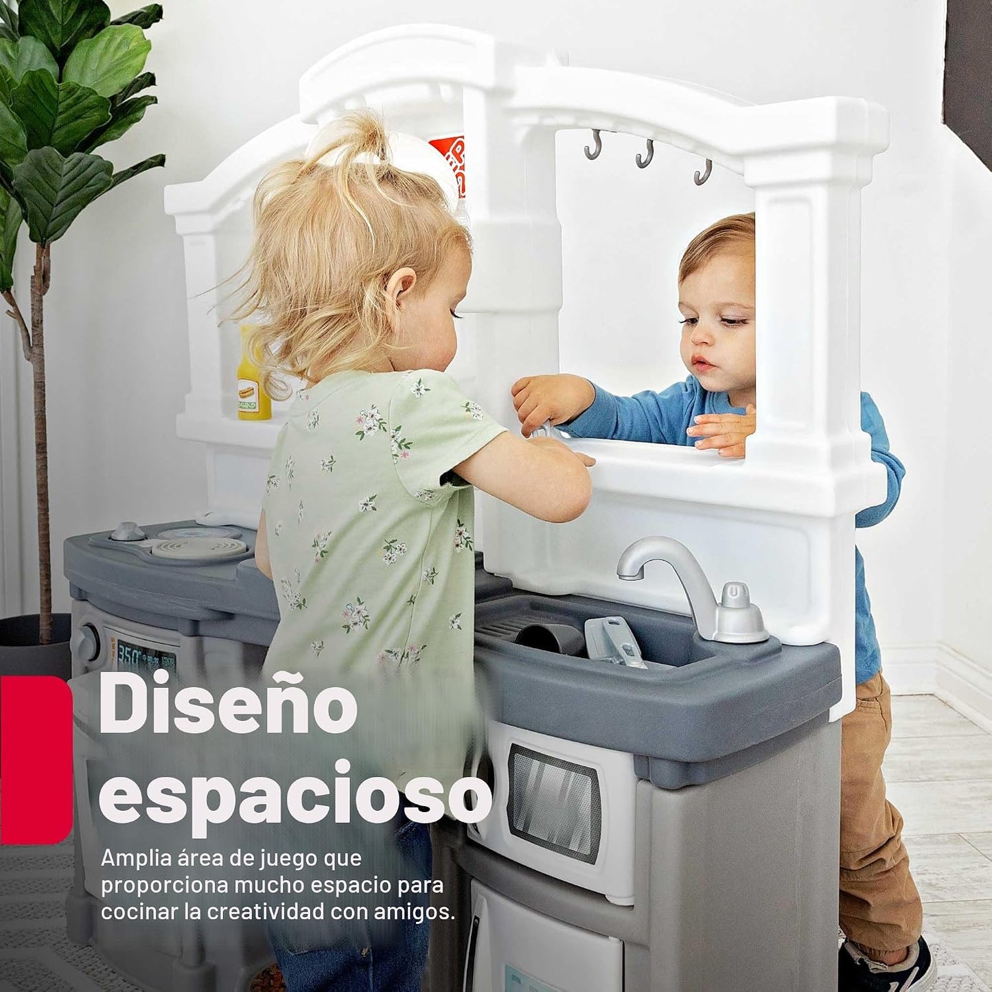 Step2 Fun with Friends - Juego de cocina para niños, cocina para in...