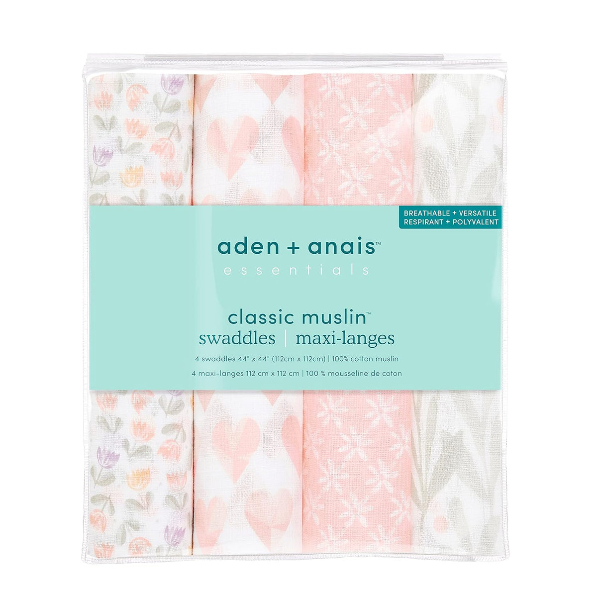 aden + anais Essentials Manta Envolvente, Mantas de Muselina Boutiq...