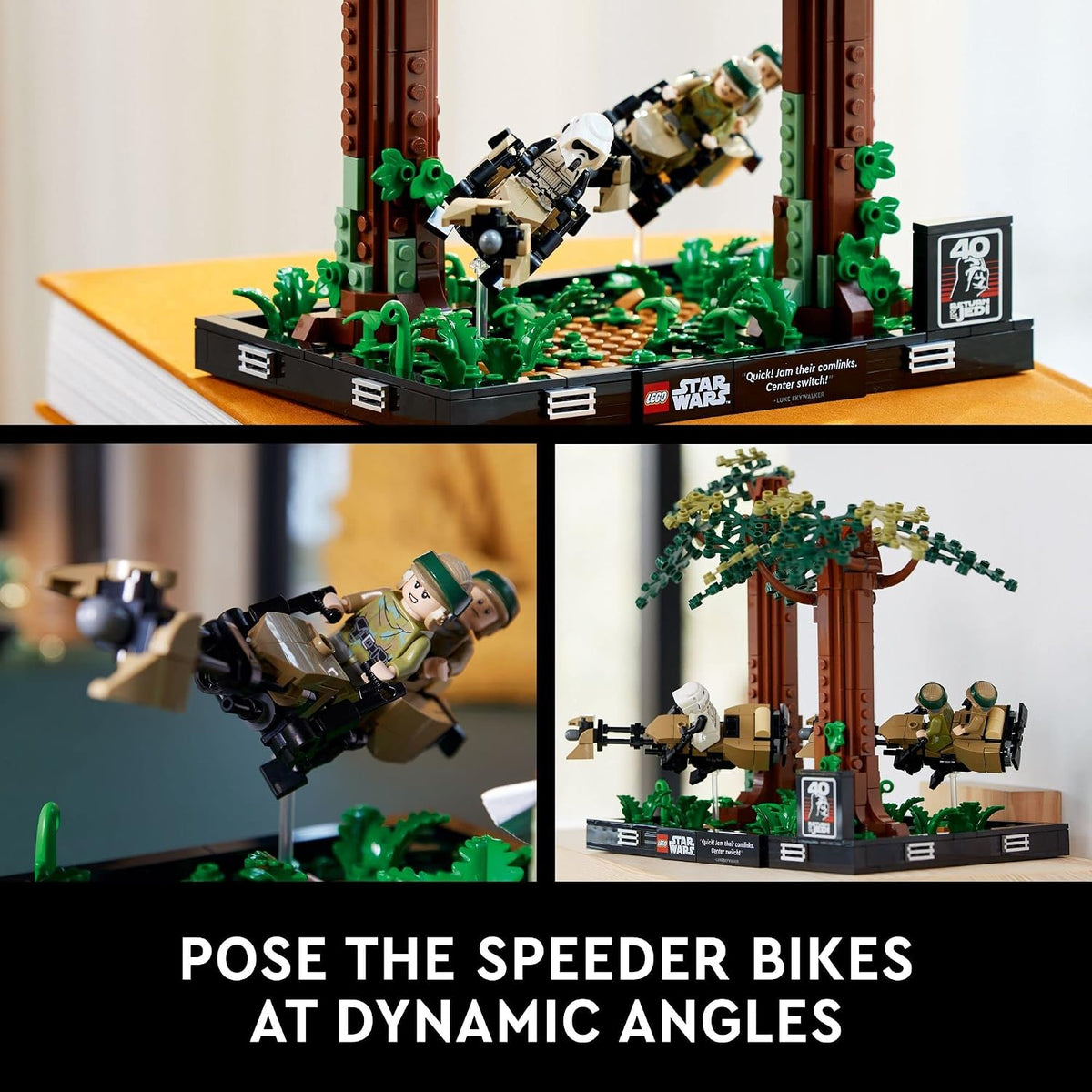 LEGO Star Wars Endor Speeder Chase Diorama 75353 - Juego de constru...