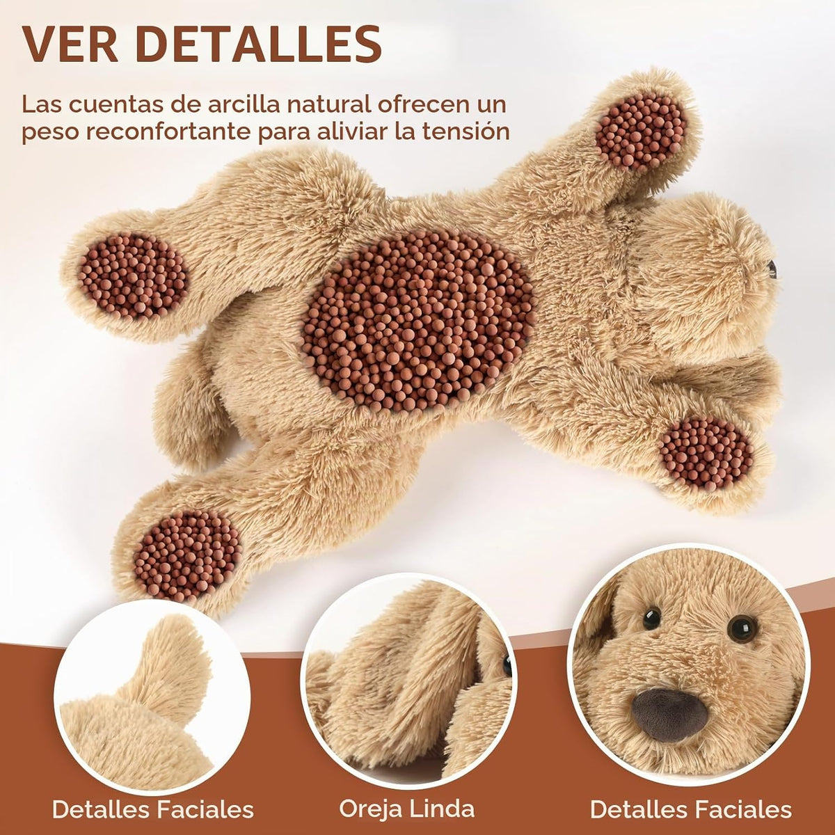 Animales de peluche con peso de perro de 24 pulgadas | 4.5 libras p...