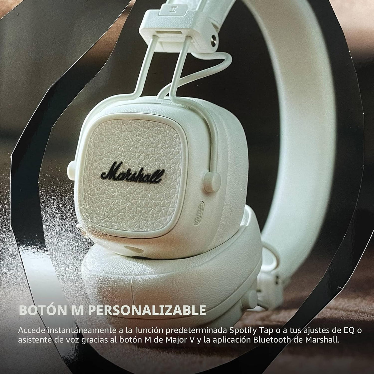 Marshall Major V - Auriculares inalámbricos con Bluetooth para uso...