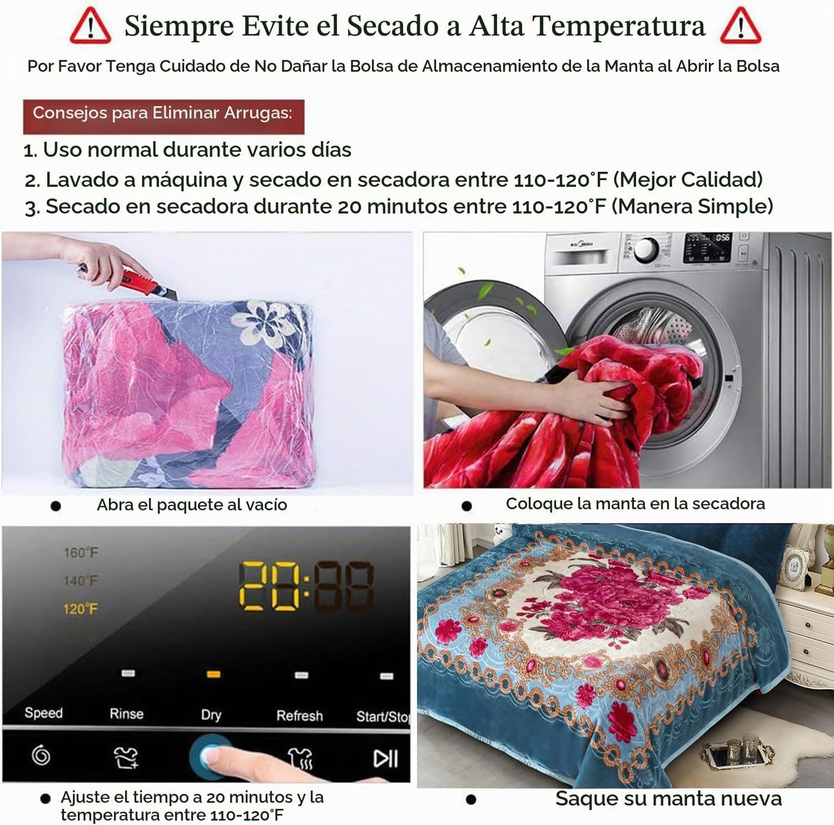 JYK Manta de franela de vellón de visón coreano, tamaño Queen de 75...