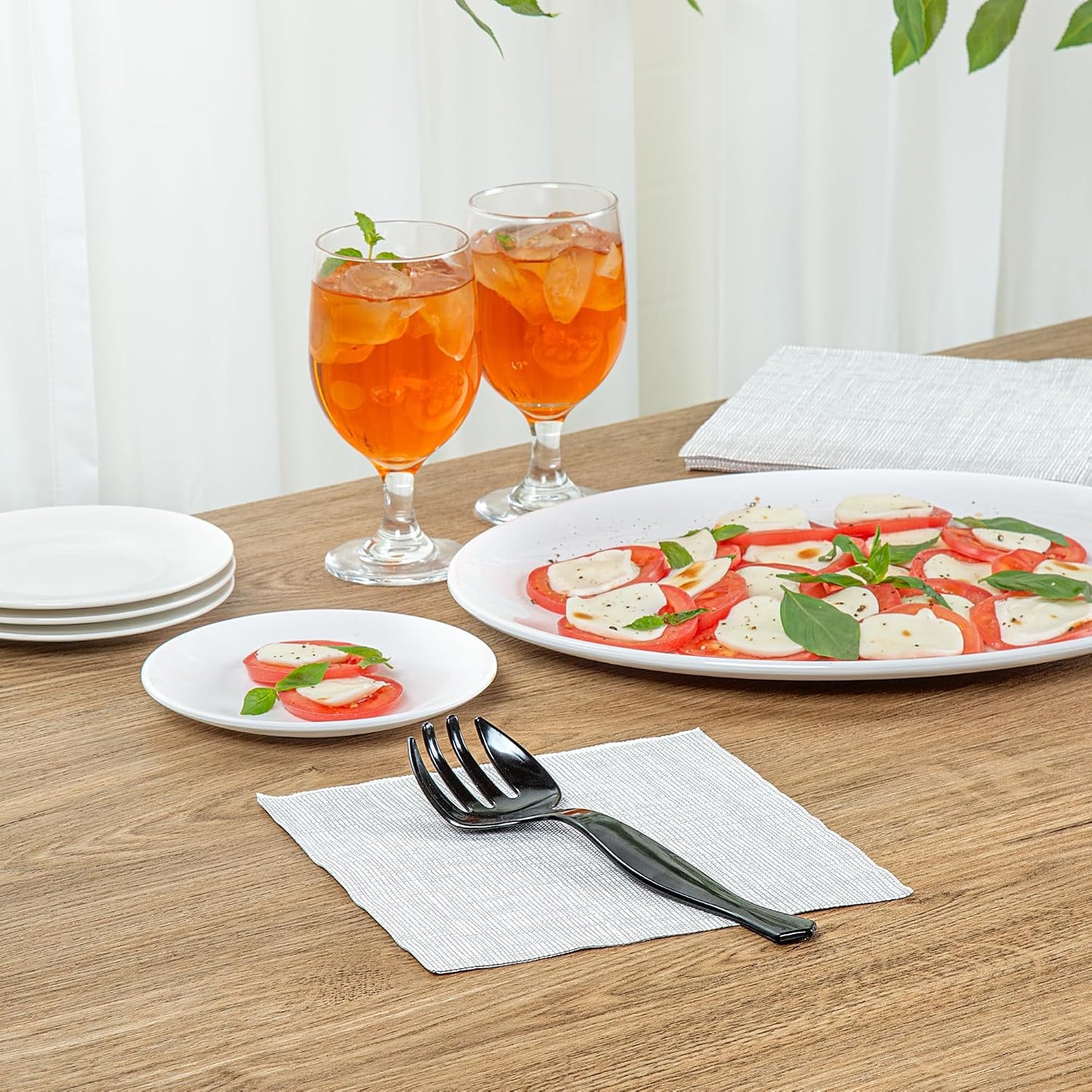 Restaurantware -Cater Tek - Tenedores grandes de 8.5 pulgadas, 100...