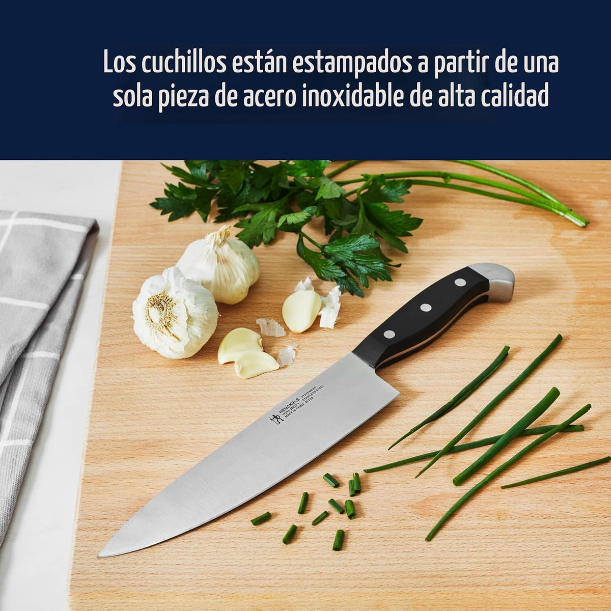 Henckels Statement - Juego de cuchillos de 20 piezas con afilador d...