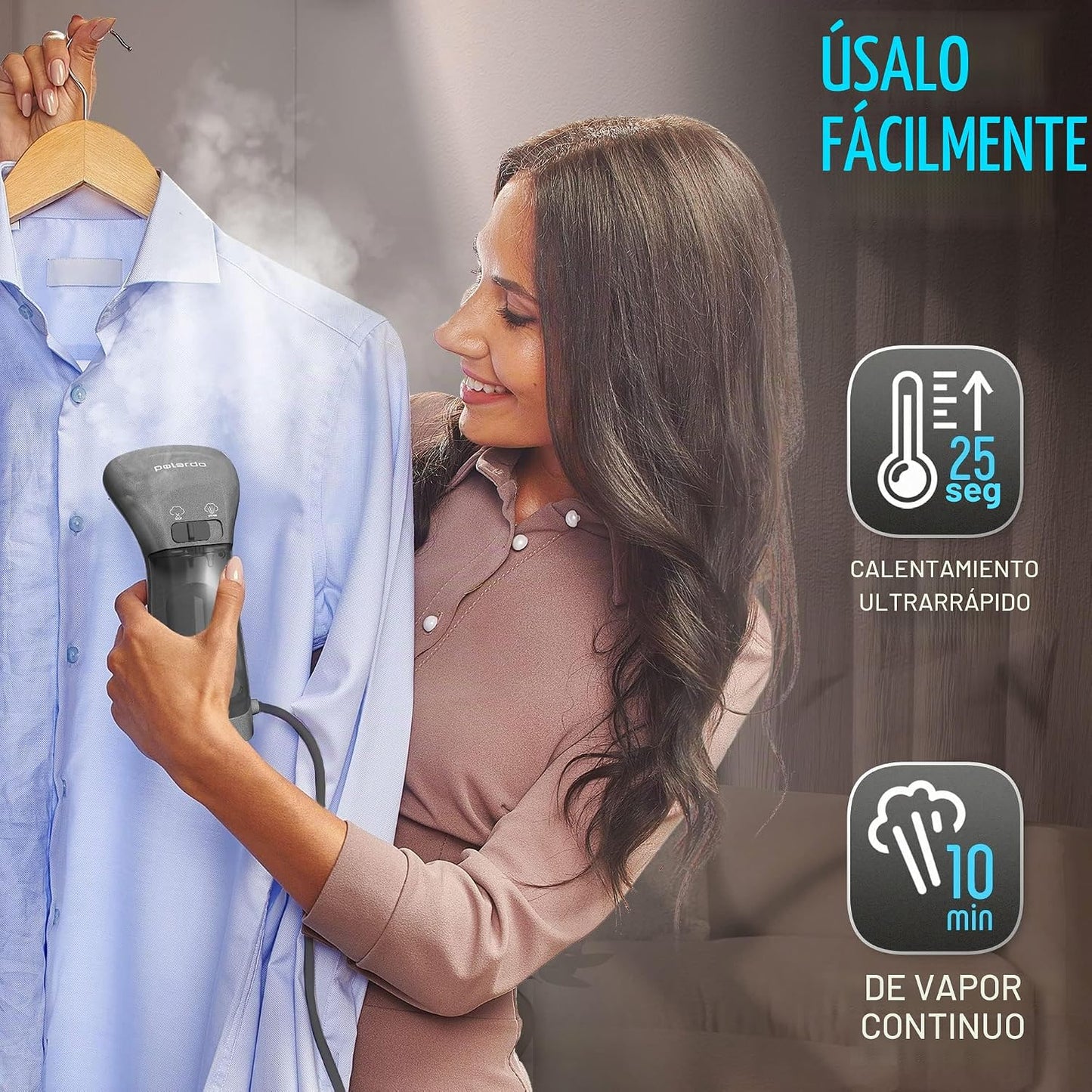 Mejor vaporizador para ropa, vaporizador de ropa de mano portátil p...