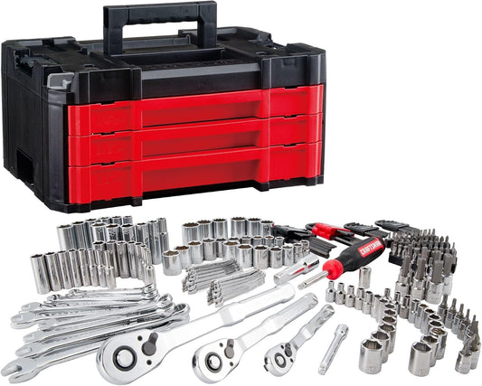 CRAFTSMAN Juego de herramientas mecánicas de 230 piezas, juego de l...