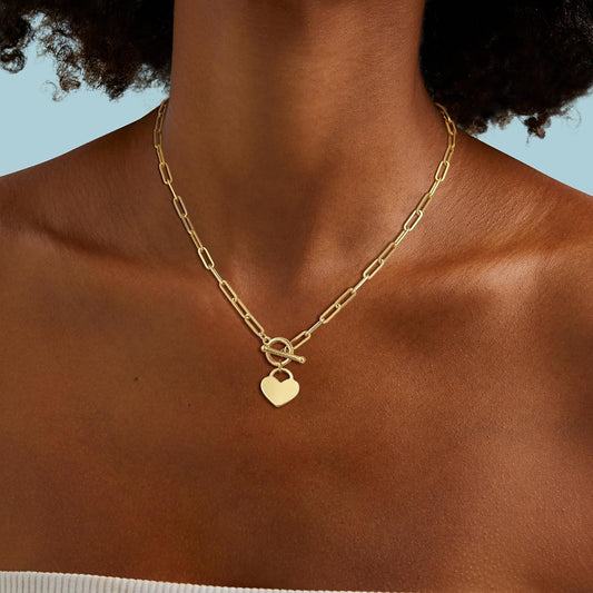Carffordo - Collares chapados en oro para mujer, delicados collares...