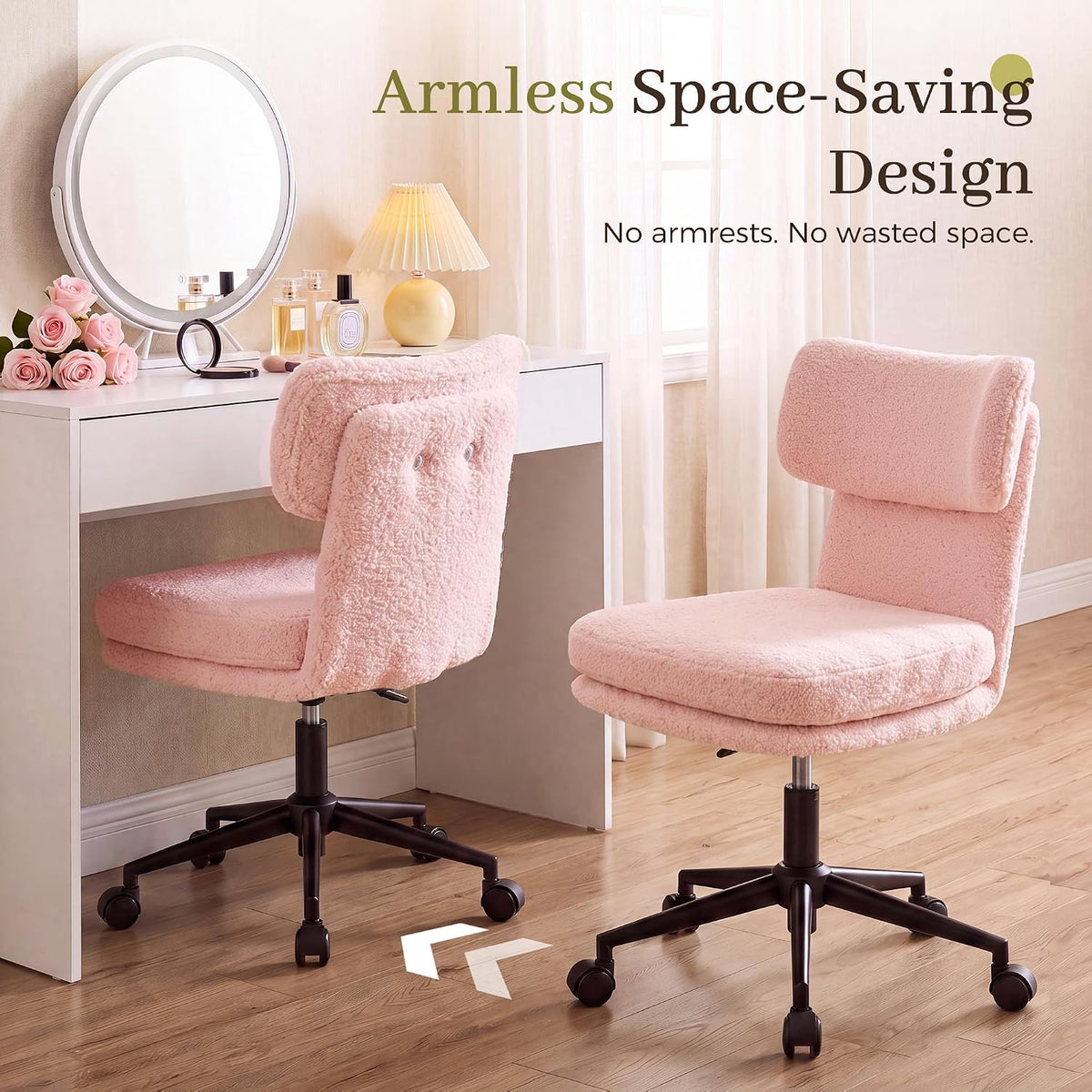 GTPOFFICE Silla de tocador, cómoda silla de oficina, silla de salón...