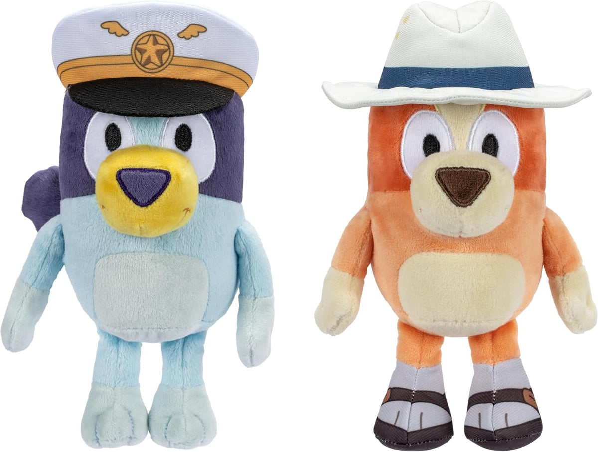 Bluey Paquete de 2 Animales de Peluche, 16-23", Suaves, Figuras...