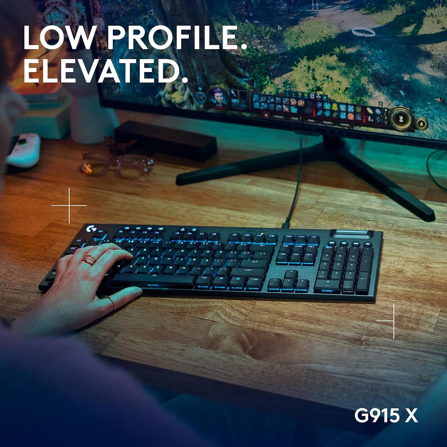 Logitech G915 X Teclado con cable para juegos (lineal) - Negro | Pe...