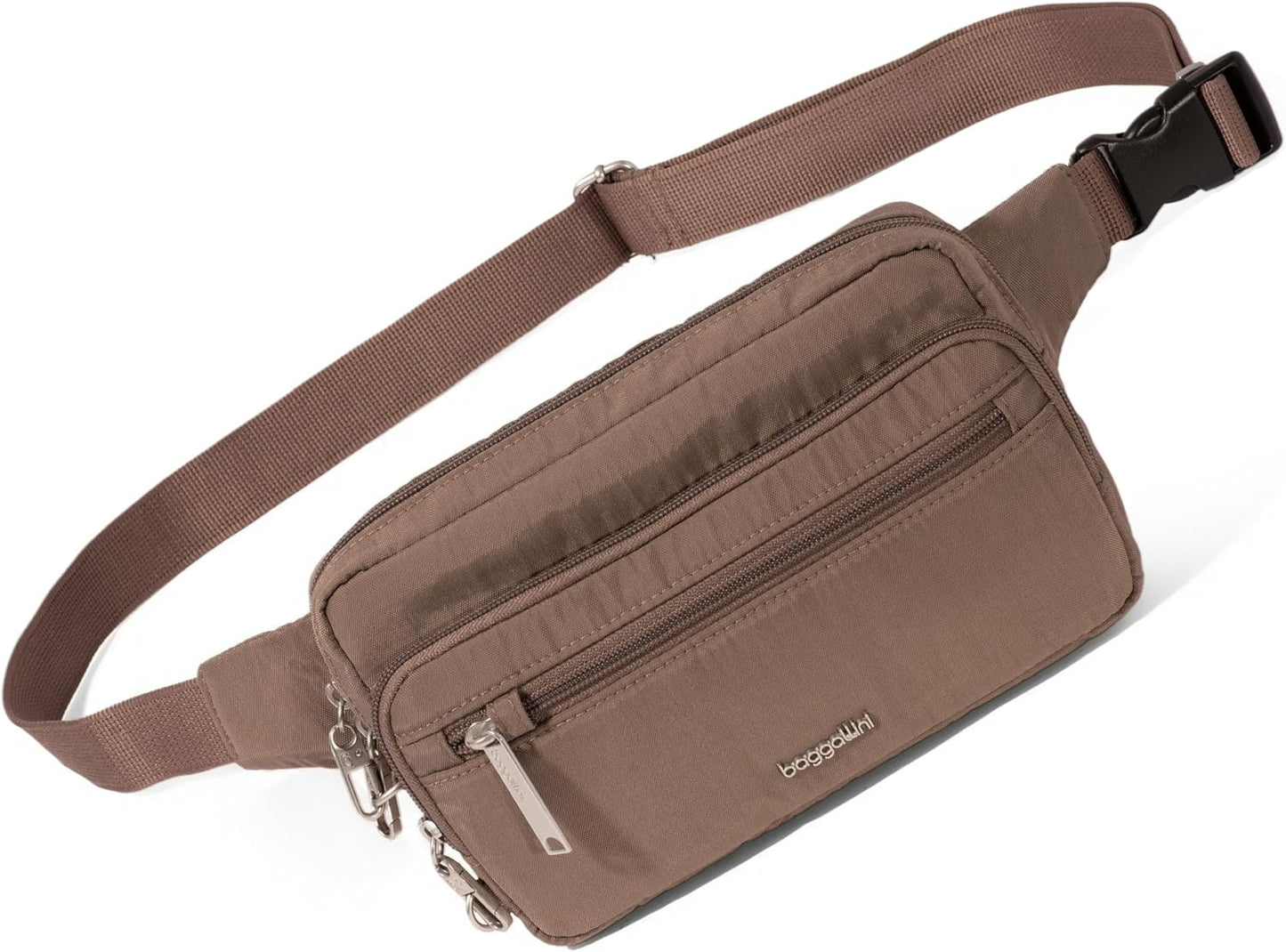 Baggallini Securtex - Riñonera antirrobo de 8.8 x 5.5 pulgadas, bol...