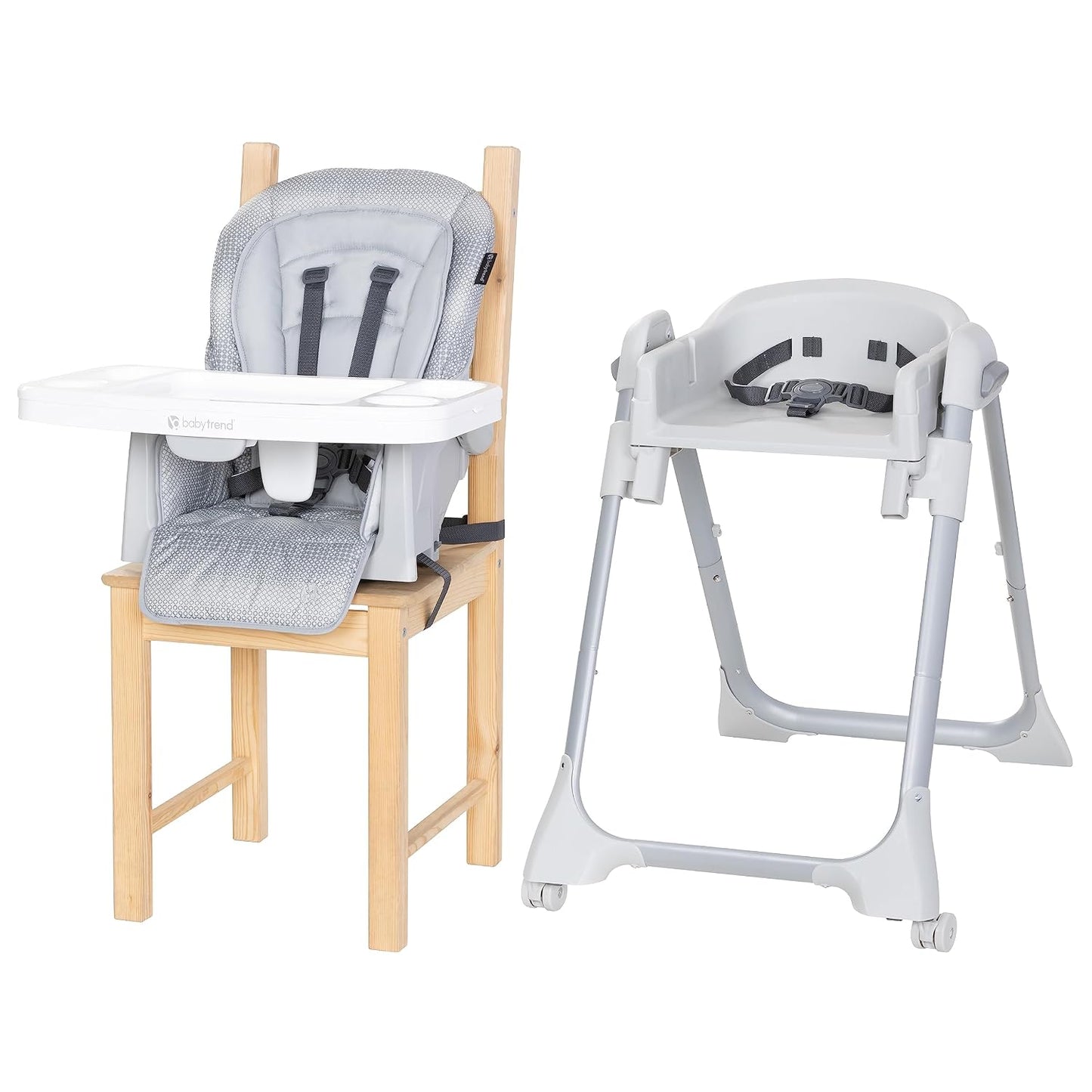 Baby Trend Everlast - Silla alta 7 en 1, color piedra carbón