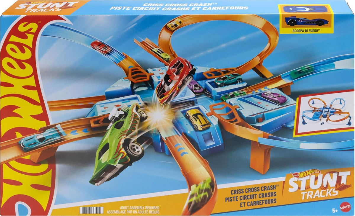 Hot Wheels Set de pista Criss Cross Crash [Exclusivo de Amazon] | J...