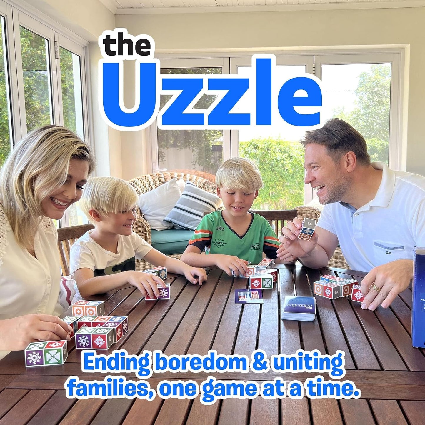 The Uzzle 3.0 Juego de mesa, Juegos de mesa familiares para niños y...