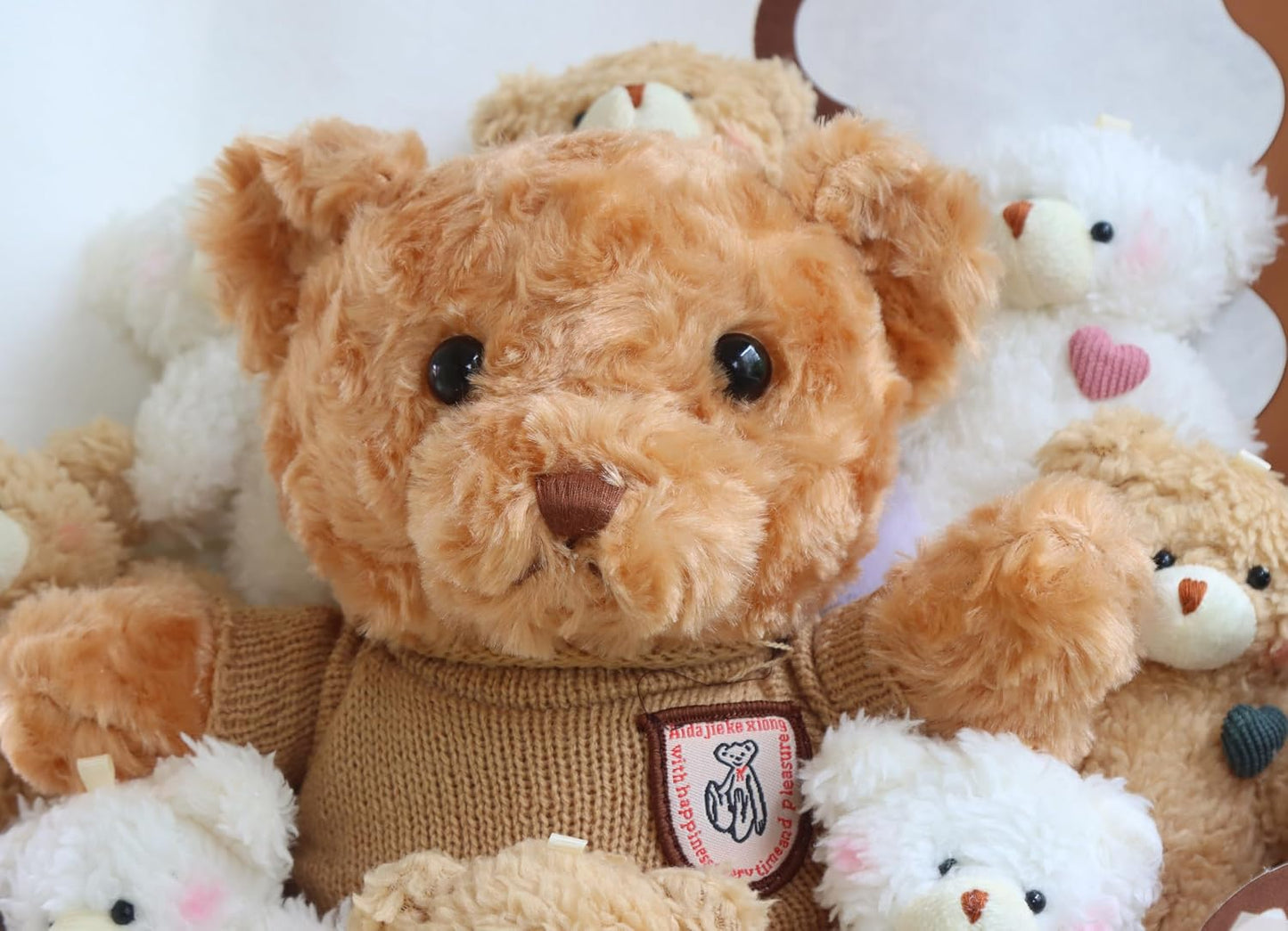 BBLION Ramo de oso lindo \u2013 Ramo de juguete de peluche con boni...