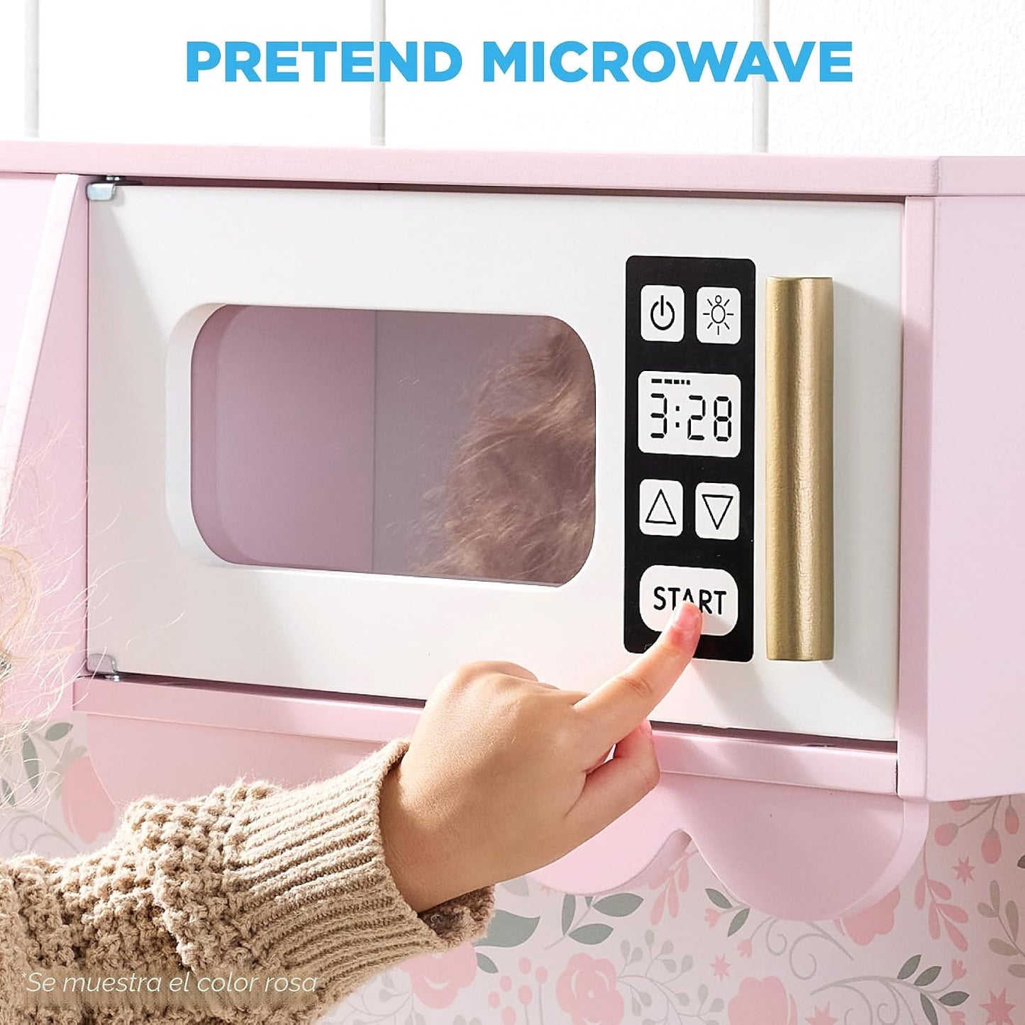 Best Choice Products Juego de cocina para niños pequeños, casa de c...