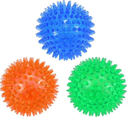 petizer Paquete de 3 pelotas de juguete chirriantes para perros de...