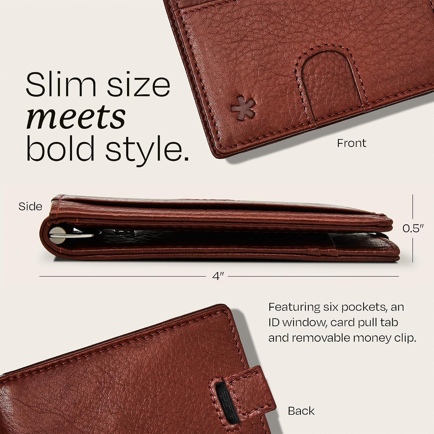 Swear Brands Billetera Delgada con Clip para Dinero | Cartera Minim...