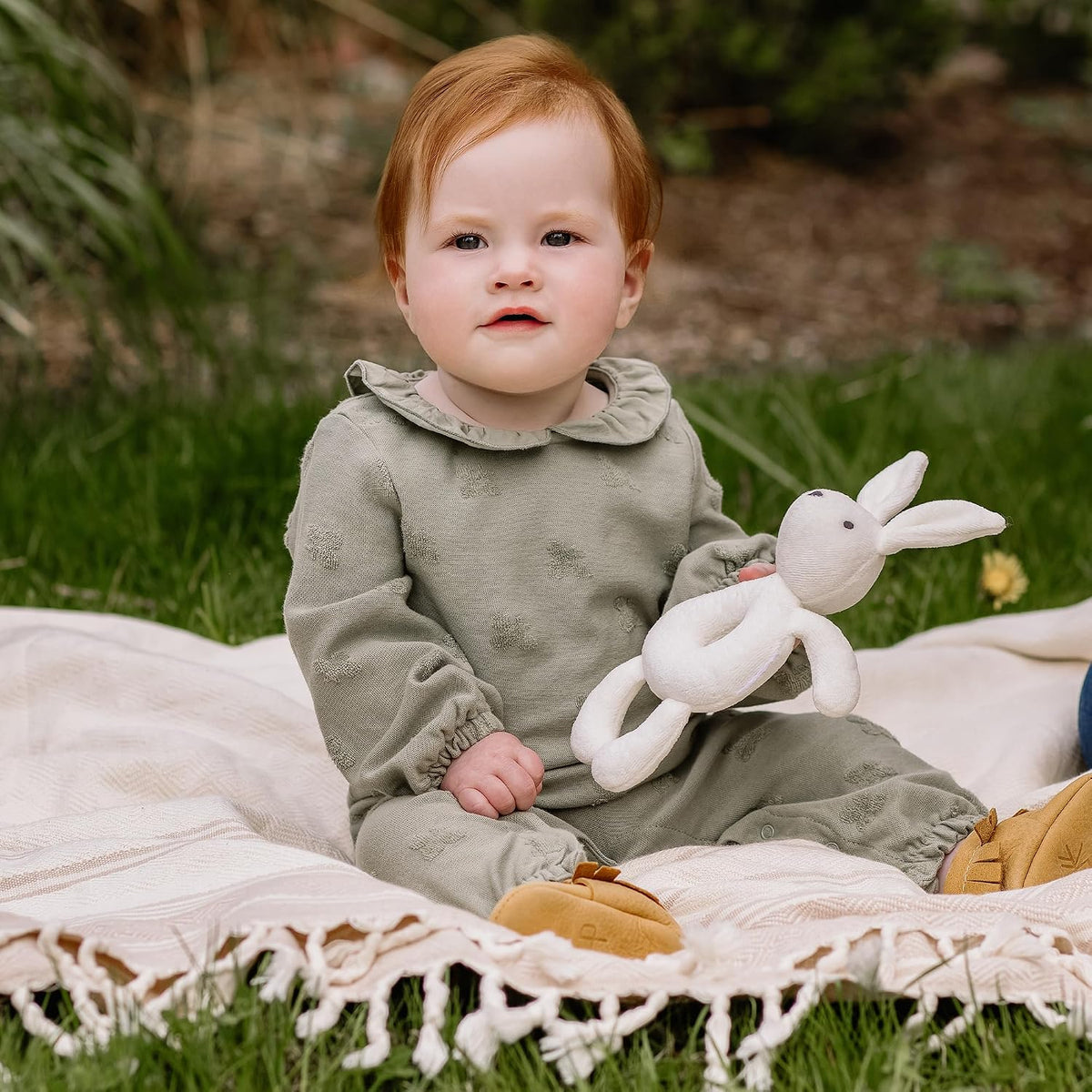 Burt's Bees Baby Sonajero Unisex para Bebé, Peluche Sensorial d...