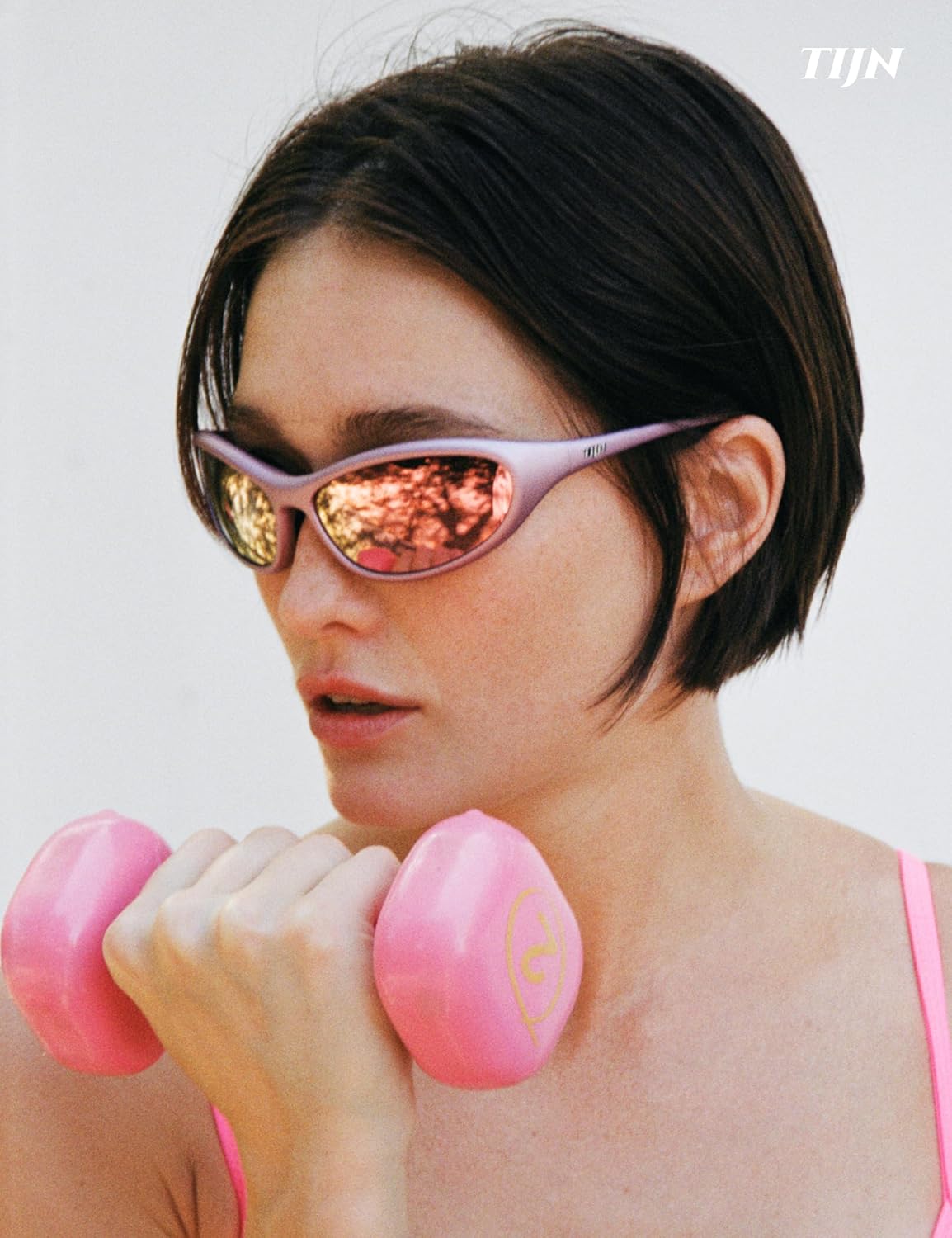 TIJN Gafas de sol deportivas UV400 envolventes para hombres y mujer...