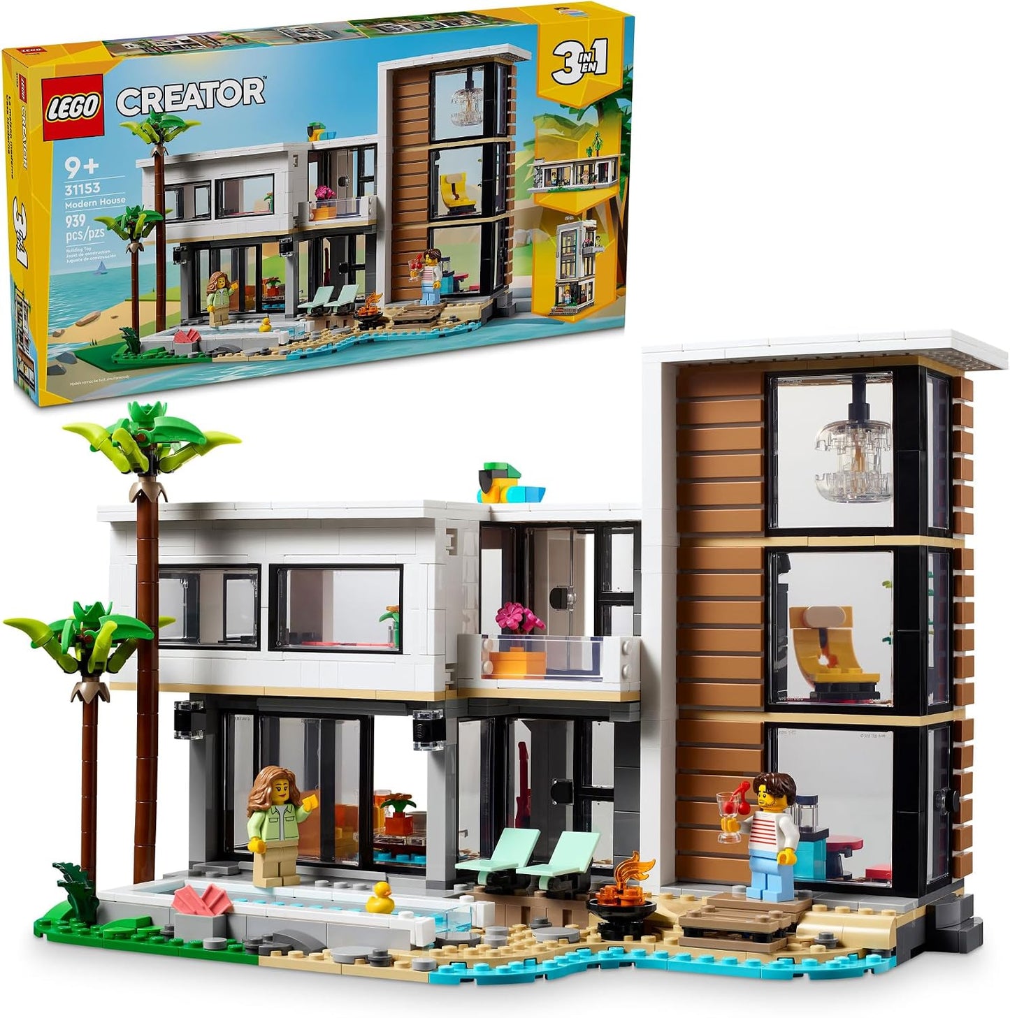 LEGO Creador 3 en 1 Casa Moderna 31153 | Regalo de regreso a clases...