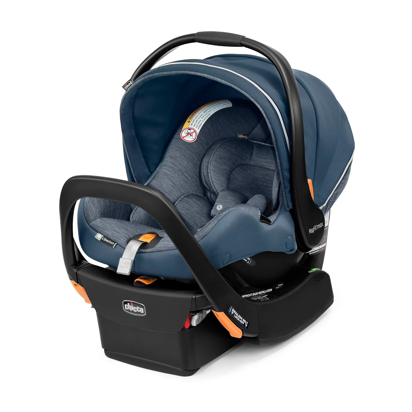 Chicco KeyFit Max Zip ClearLux Asiento de Auto para Bebés y Base, A...
