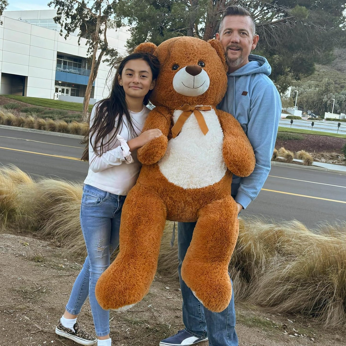 MorisMos Oso de peluche gigante de 4 pies, oso de peluche grande de...