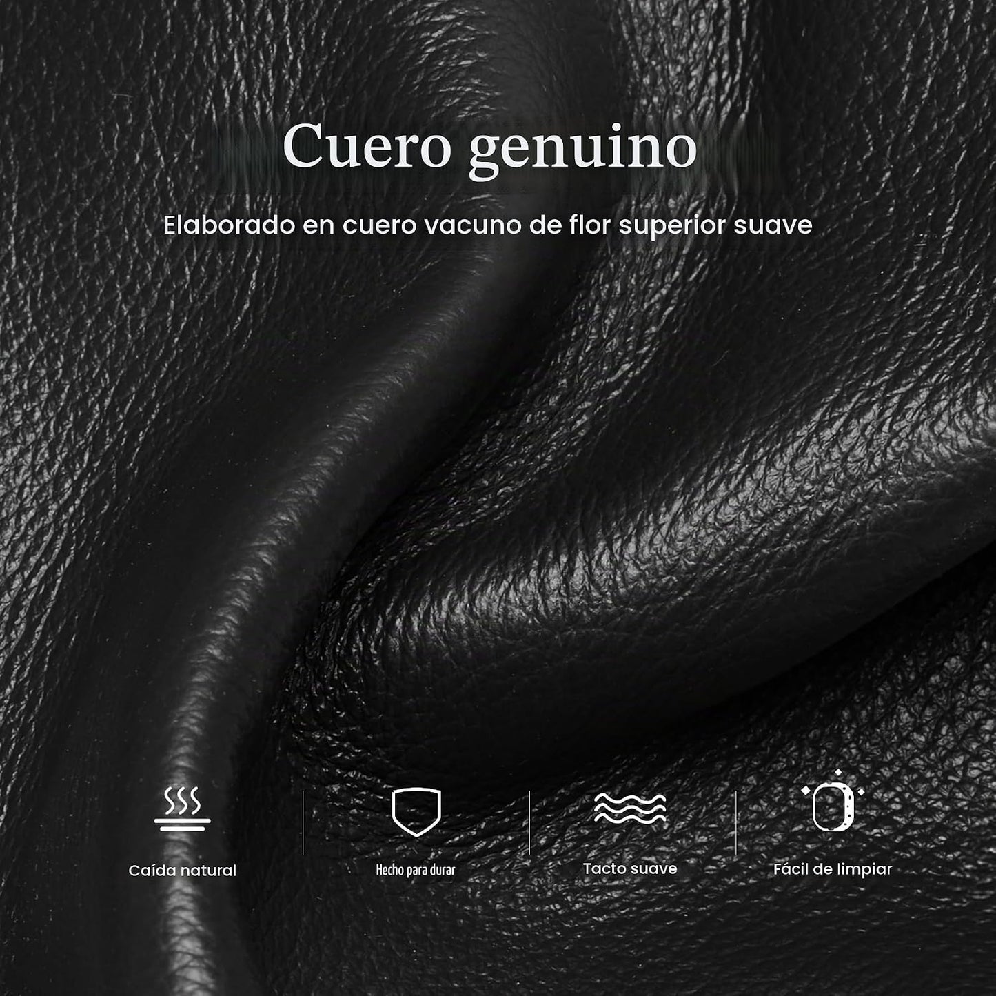befen Bolsos cruzados de cuero genuino para mujer con bloqueo Rfid,...