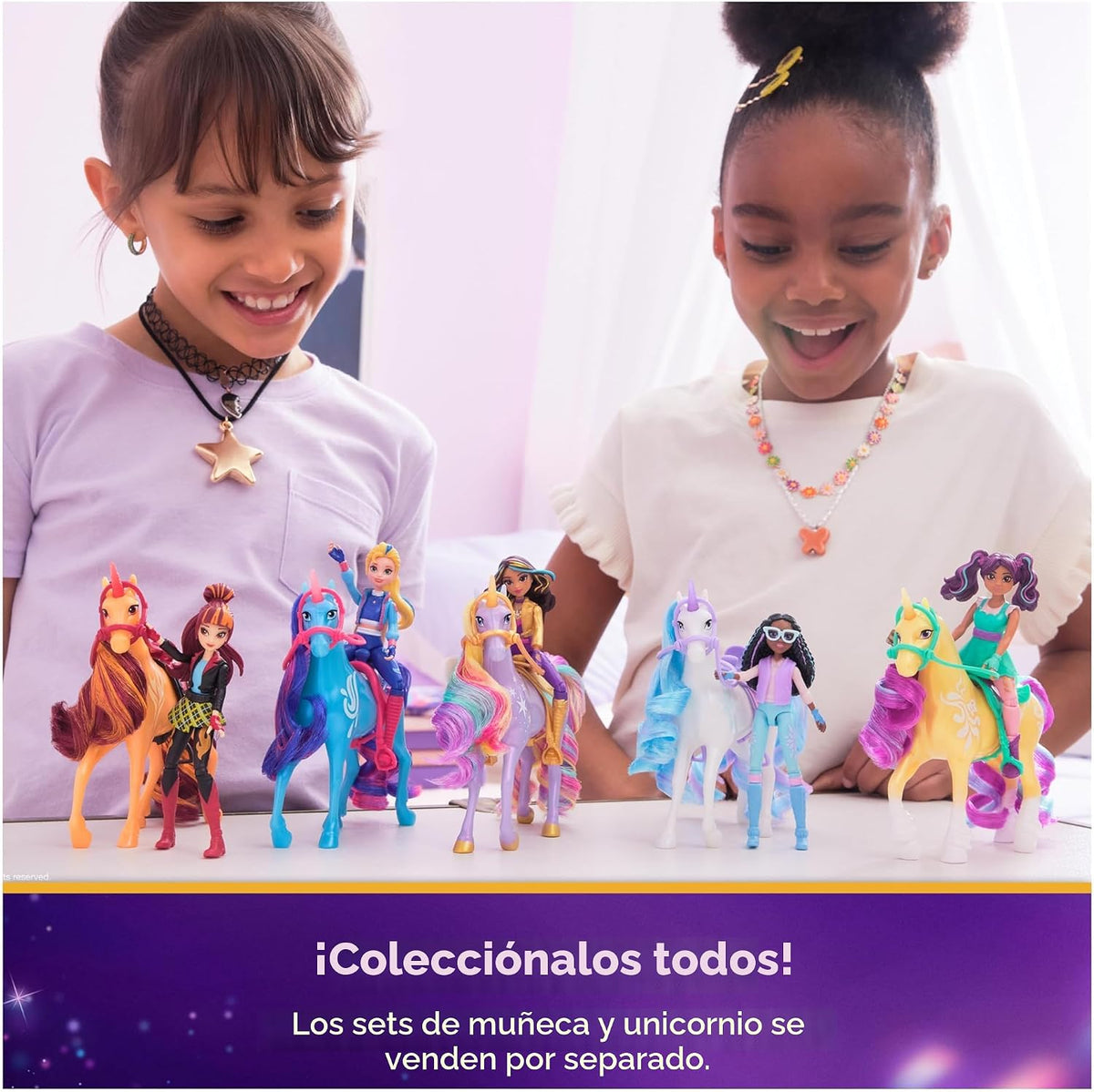 Unicorn Academy, Isabel &amp; River con 2 accesorios y herramienta...