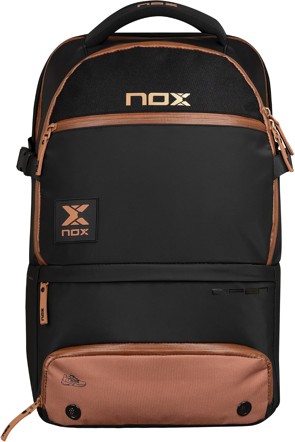 Paletero NOX Luxury Open Series Capacidad 30L | Mochila de Pádel de...