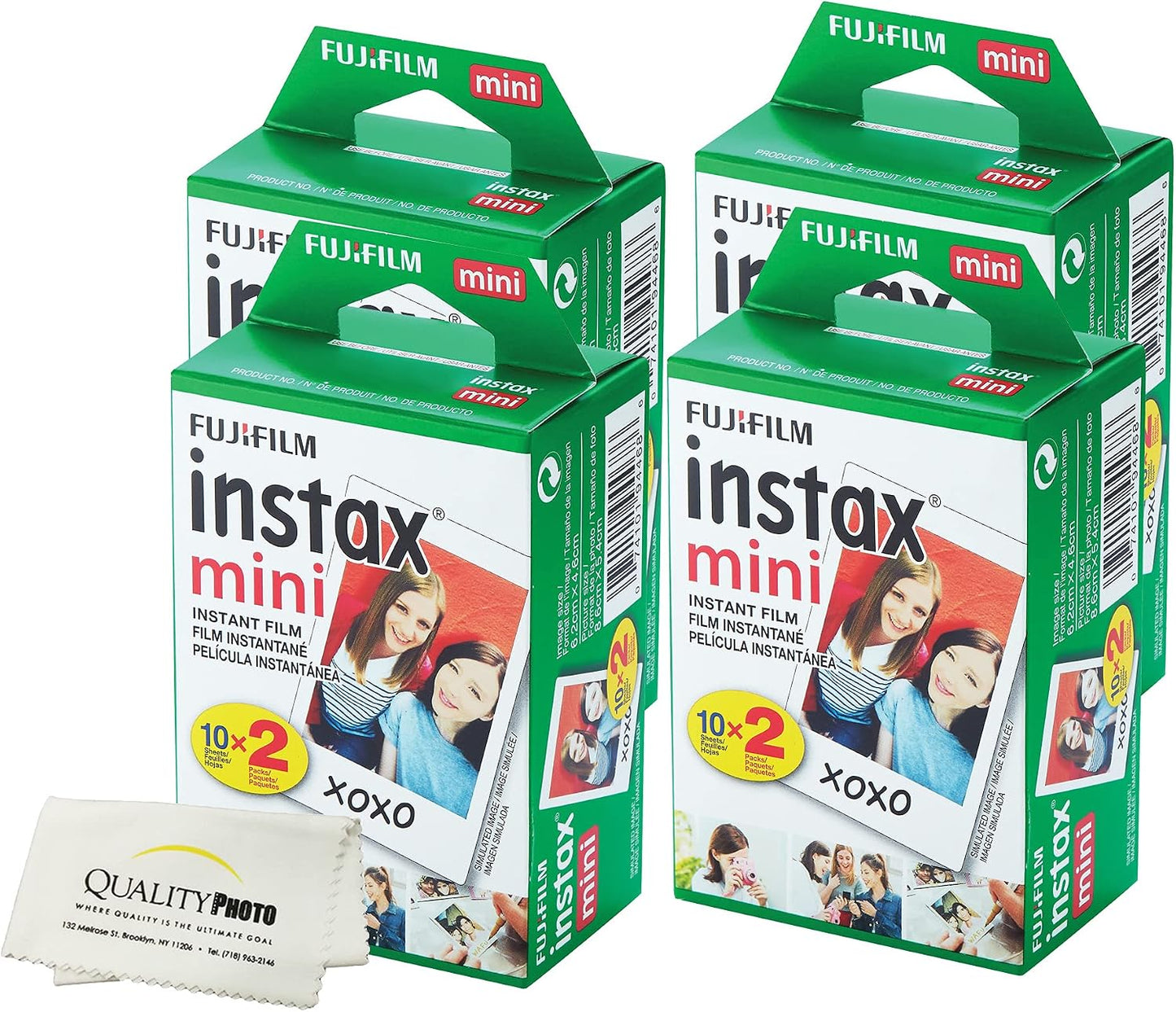 Fujifilm INSTAX Mini película instantánea (Blanco) para cámaras Fuj...
