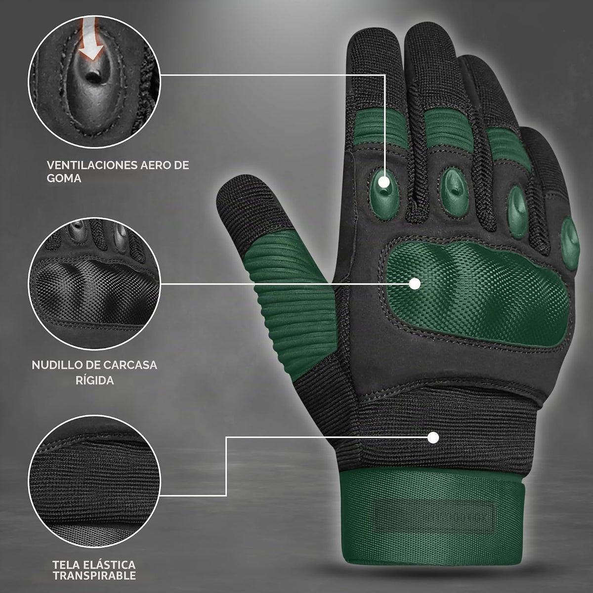 WESTWOOD FOX Guantes de motocicleta para hombres y mujeres, guantes...