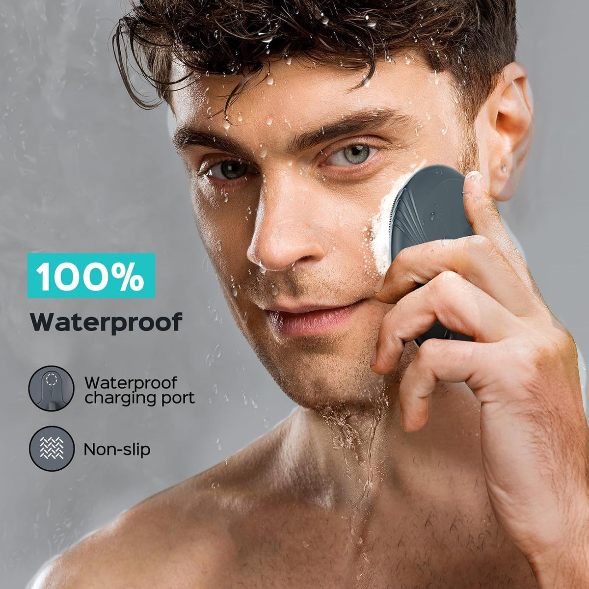 COSLUS Cepillo de Limpieza Facial Exfoliante: Cepillo Portátil de S...