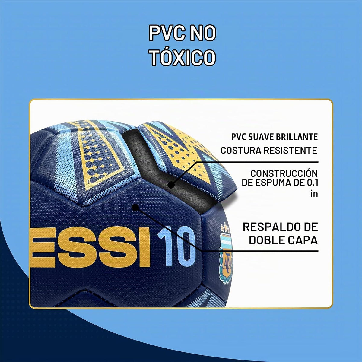Icon Sports - Balón de fútbol oficialmente licenciado de la Asociac...