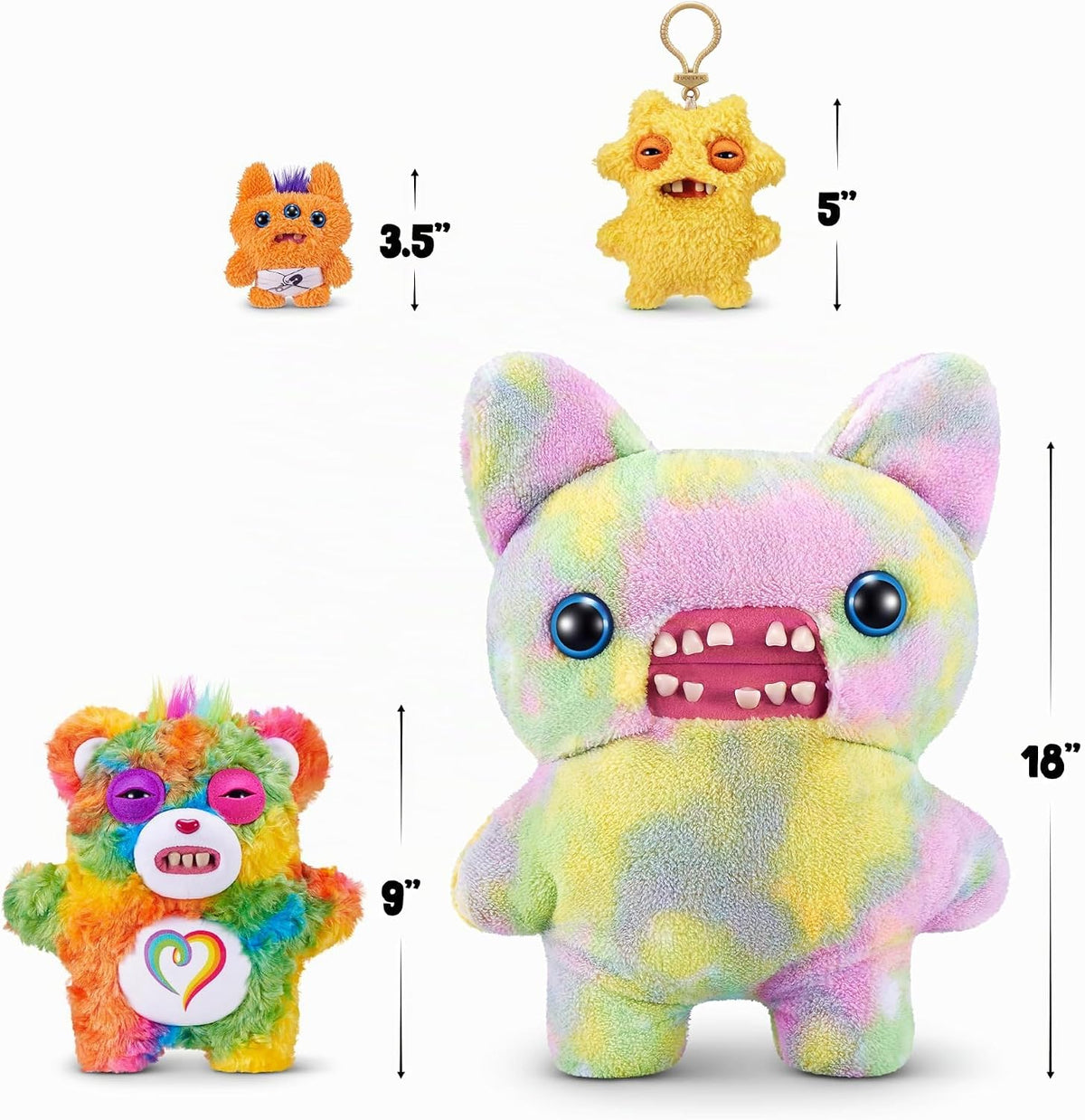 Fuggler Care Bears - Peluche de 9 pulgadas (Togetherness Bear) por...