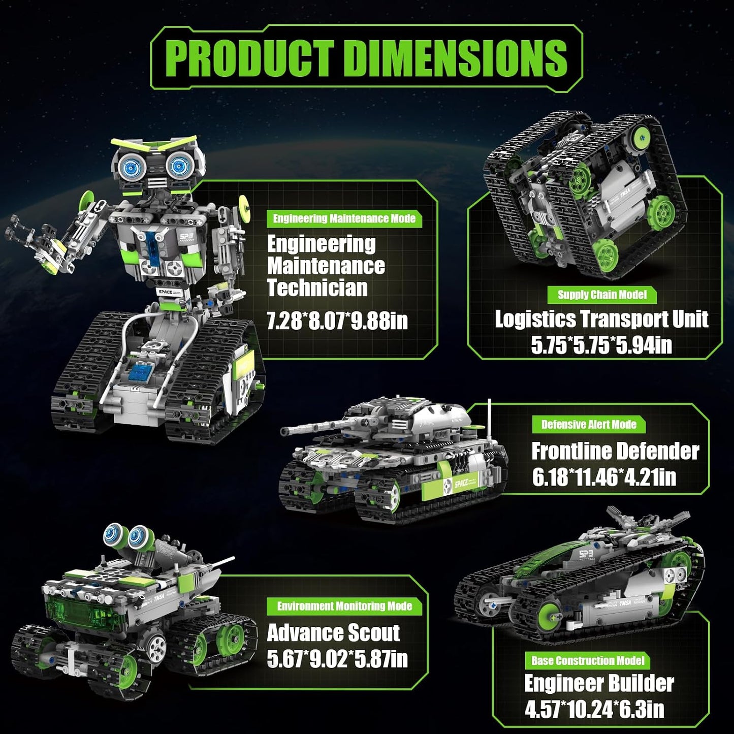 HPROMOT STEM - Juego de construcción de robot para niños de 8 a 16...