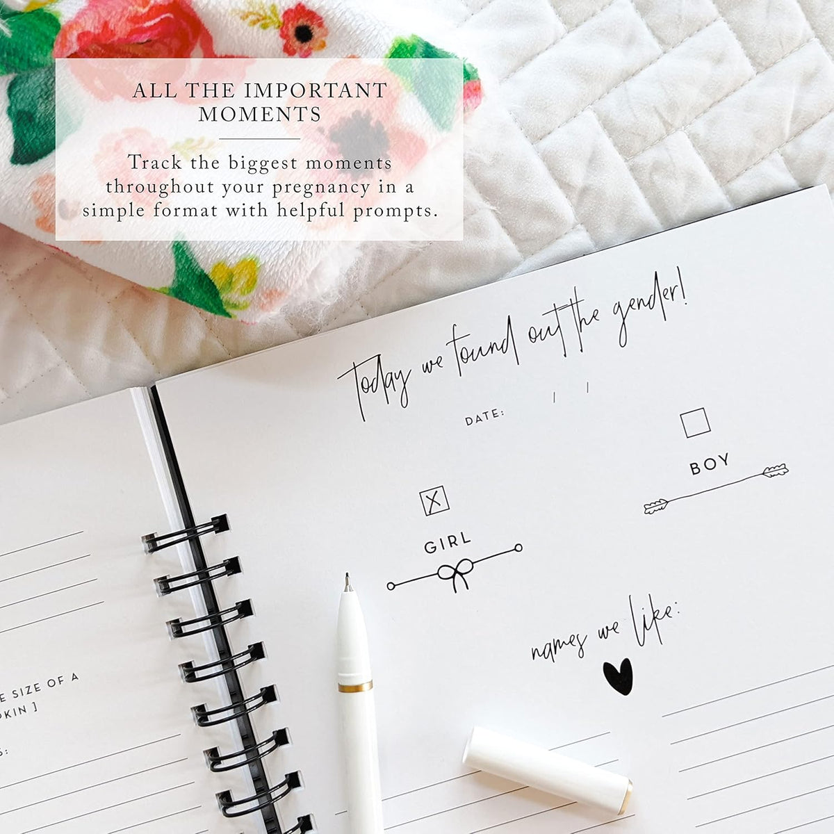 Diario de embarazo: Welcoming Our Little One, un simple diario de r...