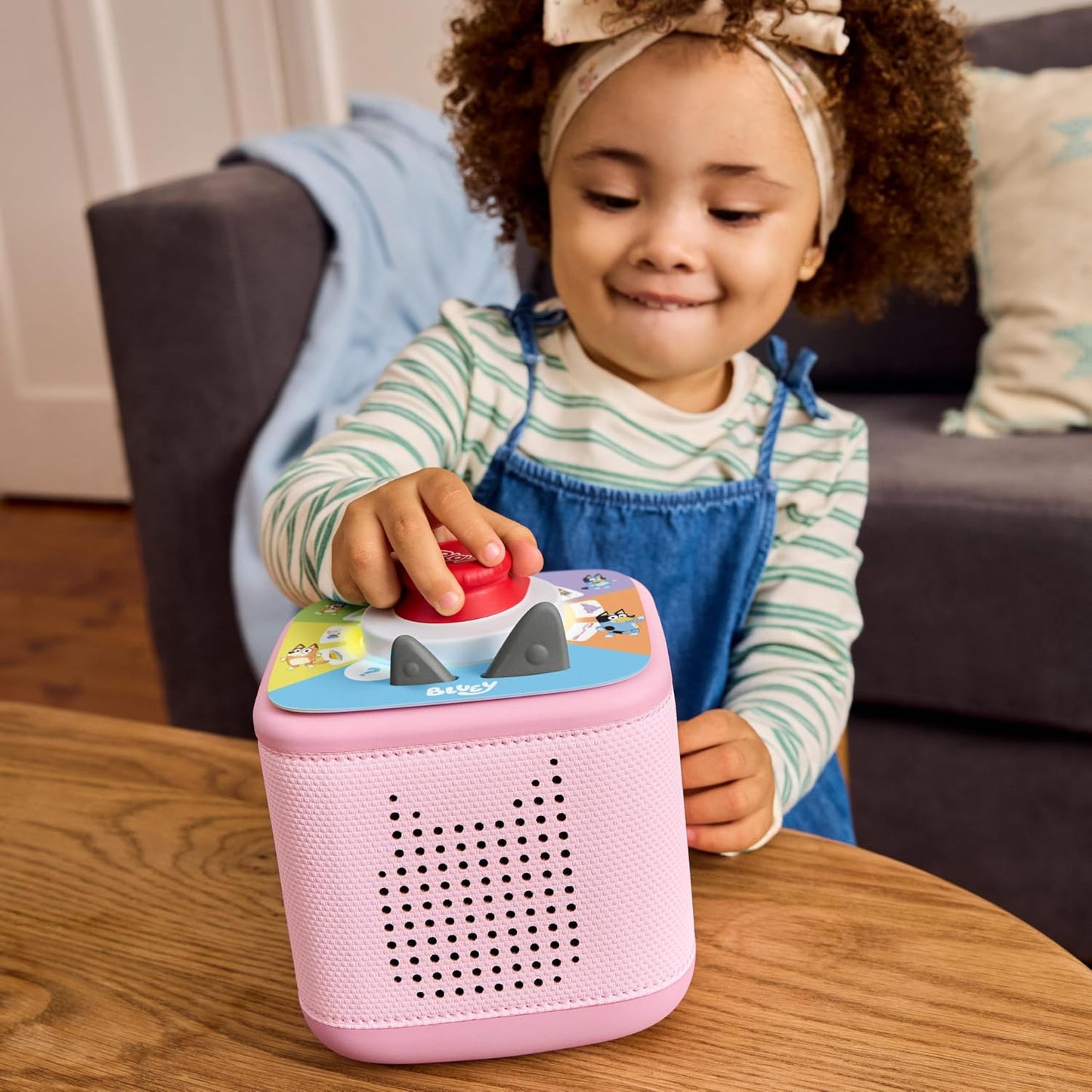 Toniebox Paquete de 2 altavoces con reproductor de audio para niños...