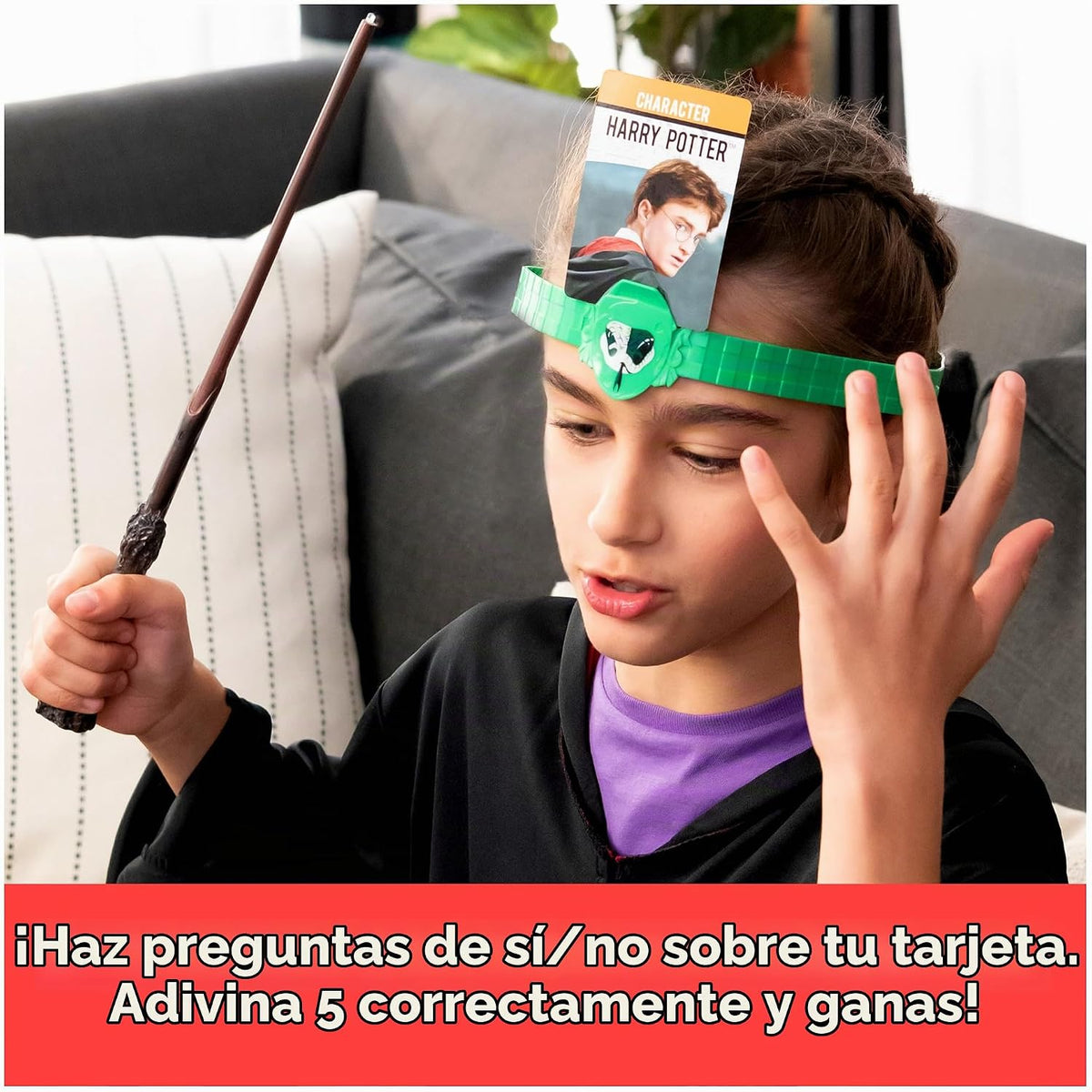 Hedbanz, Mundo Mágico de Harry Potter Edición 2022 con Nuevas Carta...