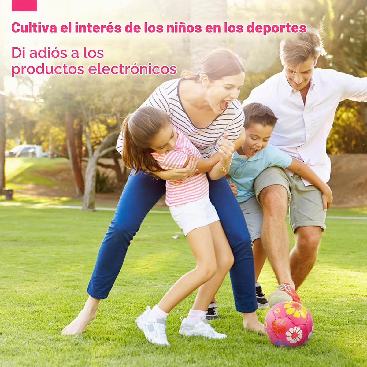 Balones de fútbol Champhox talla 3 para niñas y niños pequeños de 3...