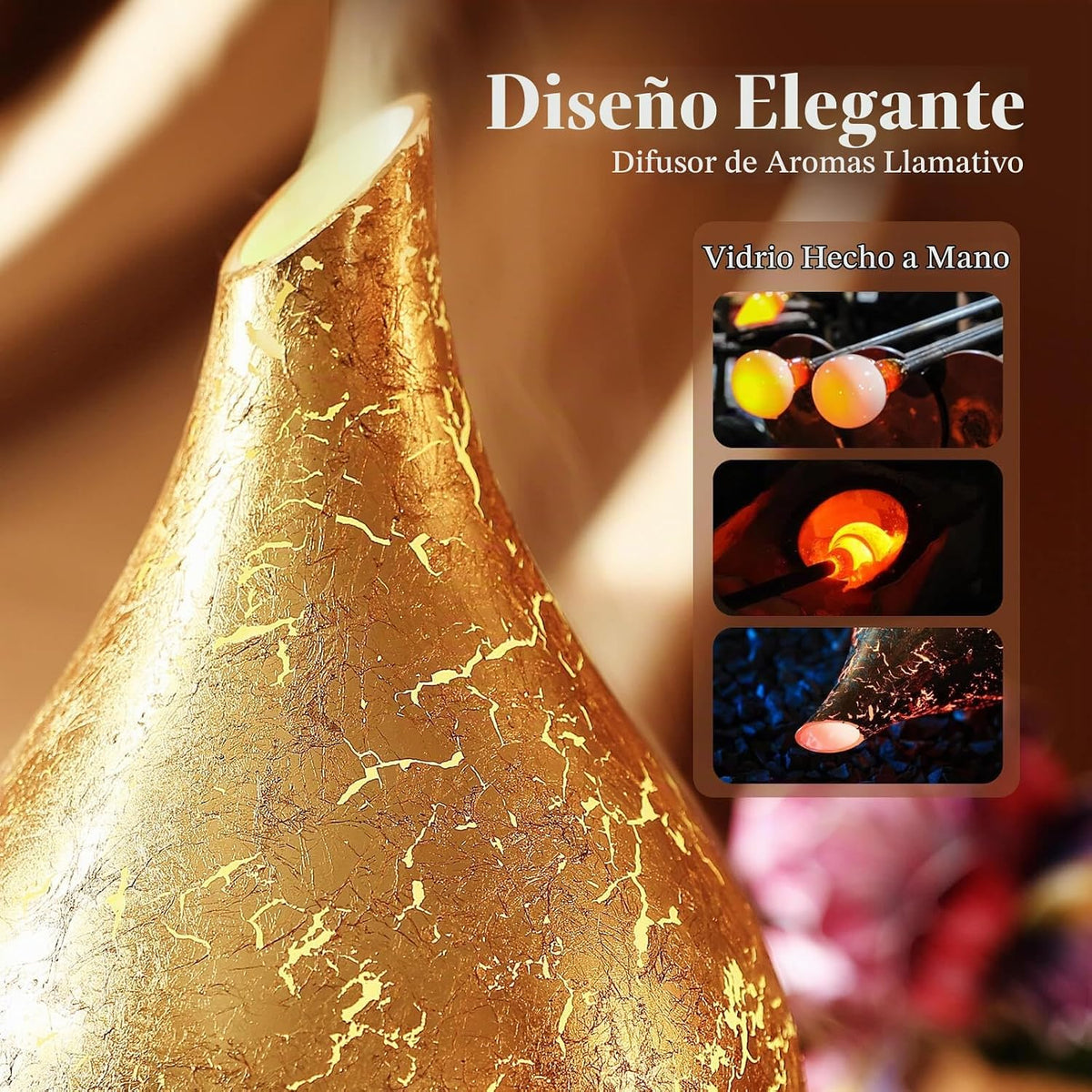 Porseme Difusor de Aceite Esencial de 280ml, Difusor de Aromaterapi...