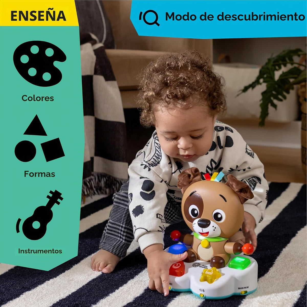 Baby Einstein Drum &amp; Learn Dean - Juguete de aprendizaje musica...