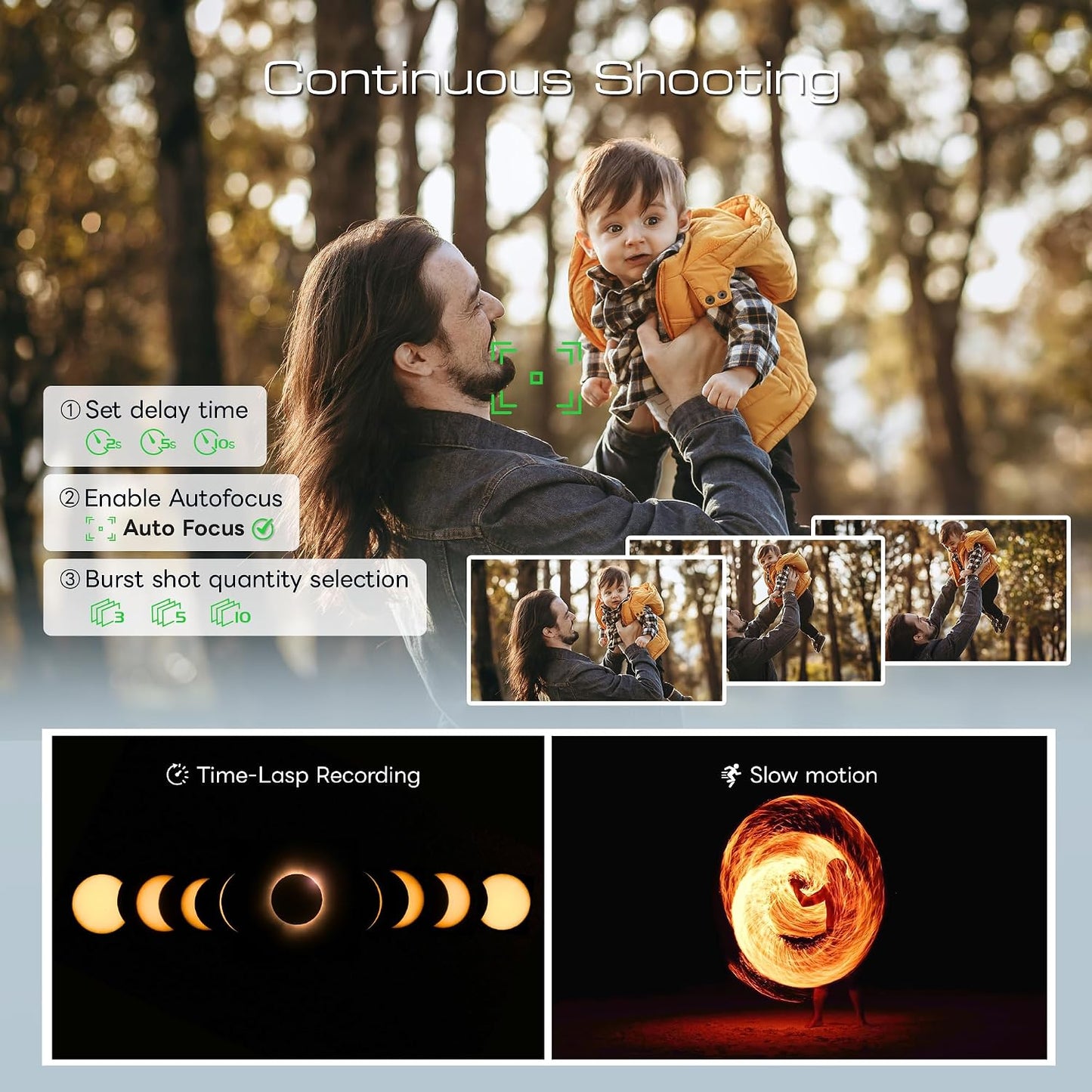 Cámaras digitales de 5K y 64MP para fotografía y video, cámara de v...