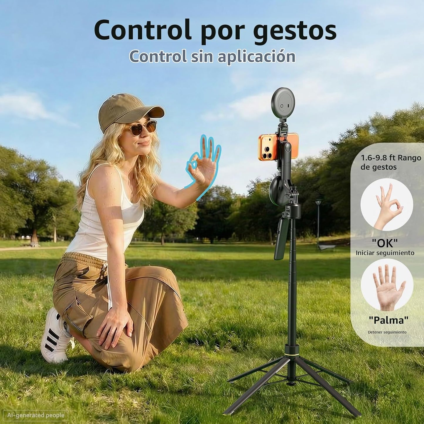 Acer Gadget - Trípode de seguimiento automático de cara para iPhone...