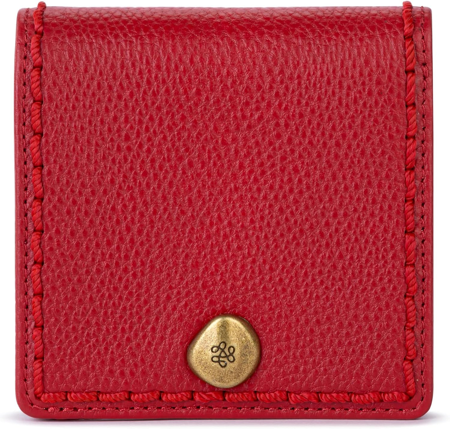 The Sak Mira - Cartera pequeña de piel para mujer, cierre a presión...