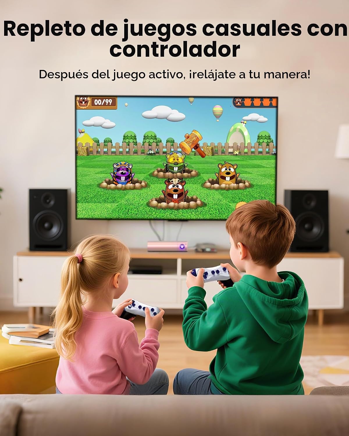 Consola de juegos AR Motion para niños: sistema de videojuegos de T...
