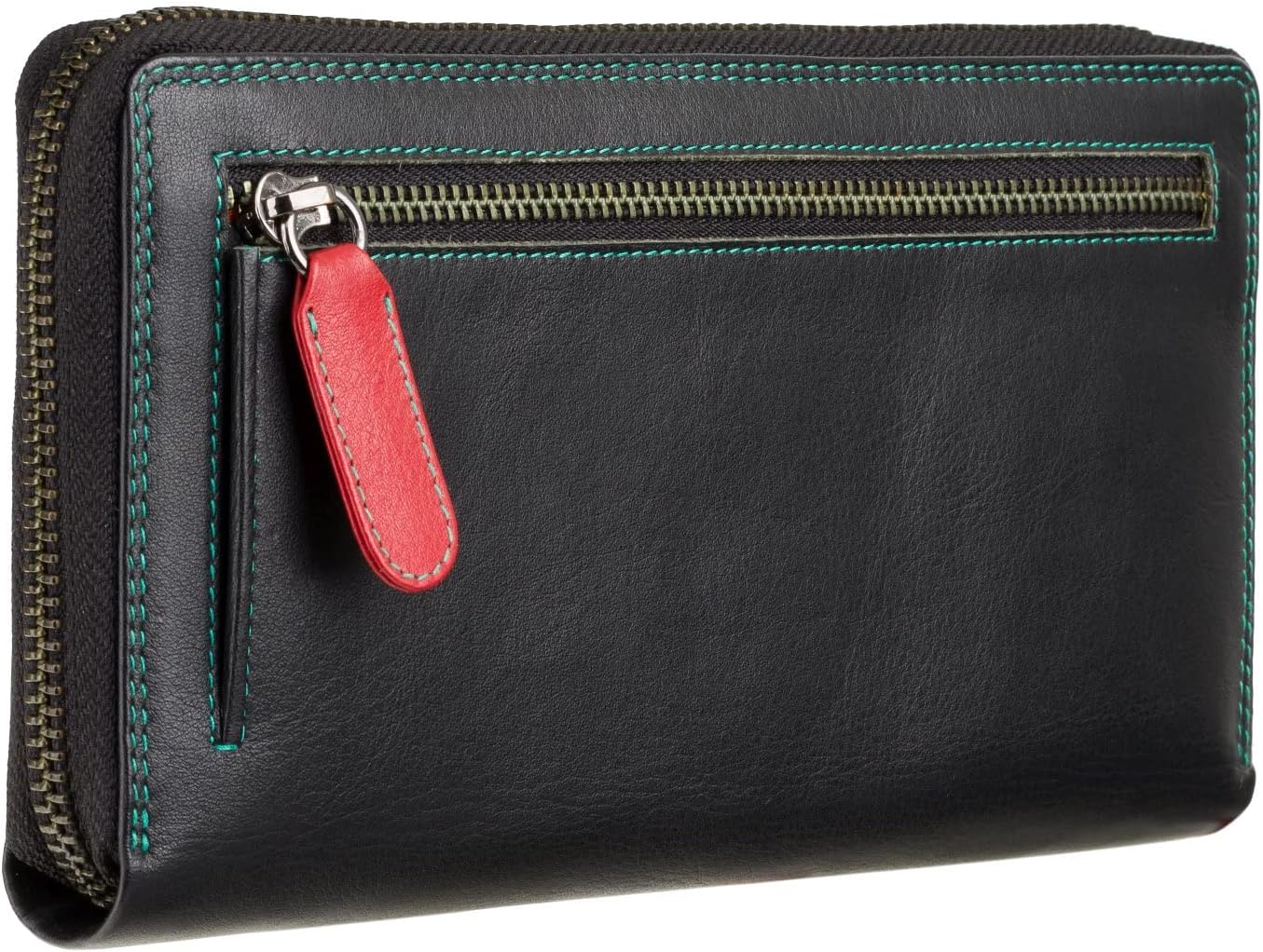 Visconti Bolso de mano de cuero suave multicolor para mujer -Spectr...