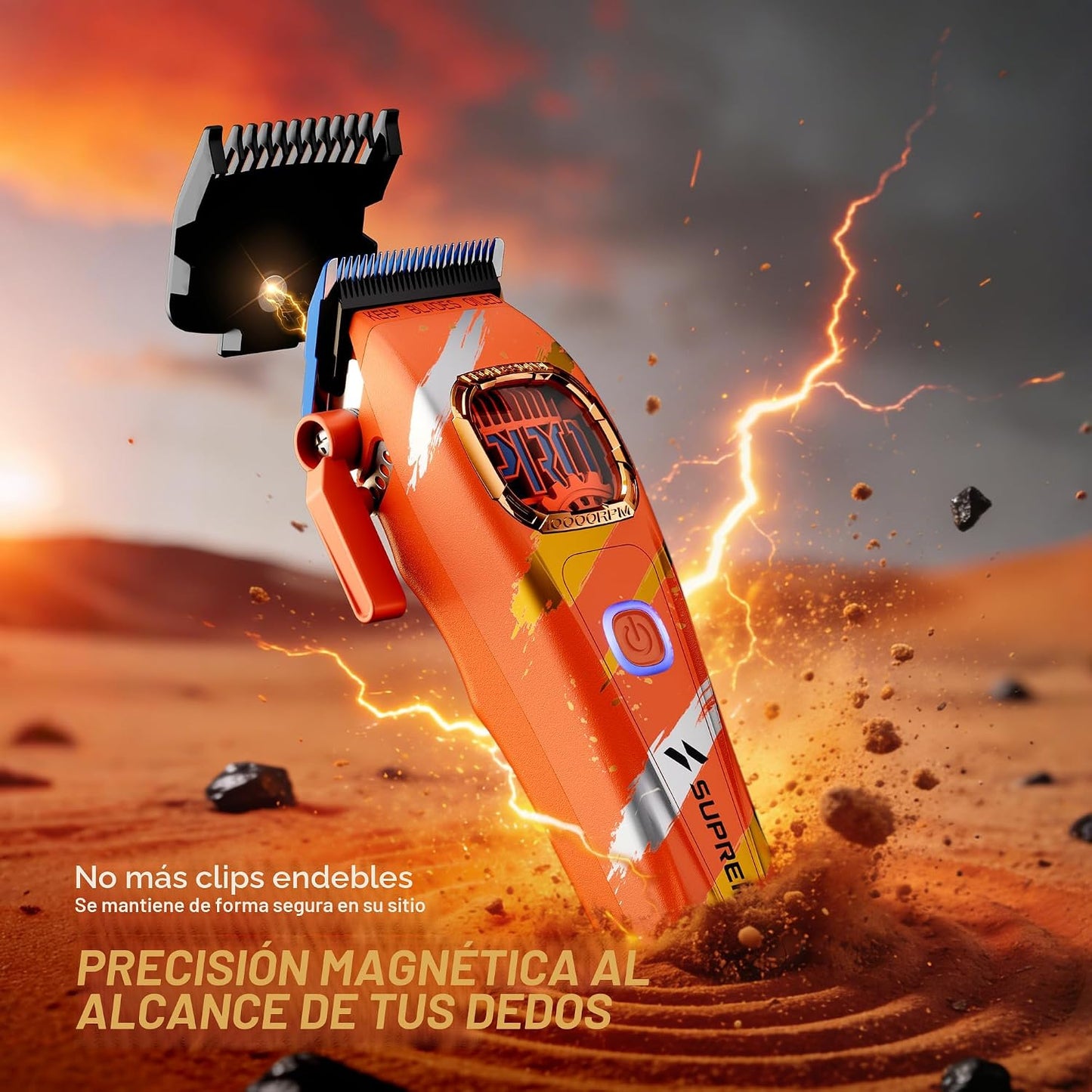 SUPRENT Sandstorm - Cortadora de pelo profesional para hombres, de...