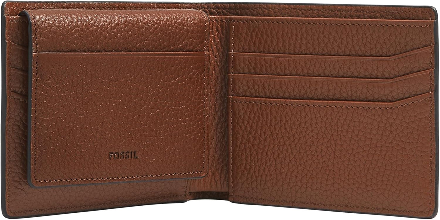 Fossil Cartera para hombre, Huntington Cartera de cuero para hombre...