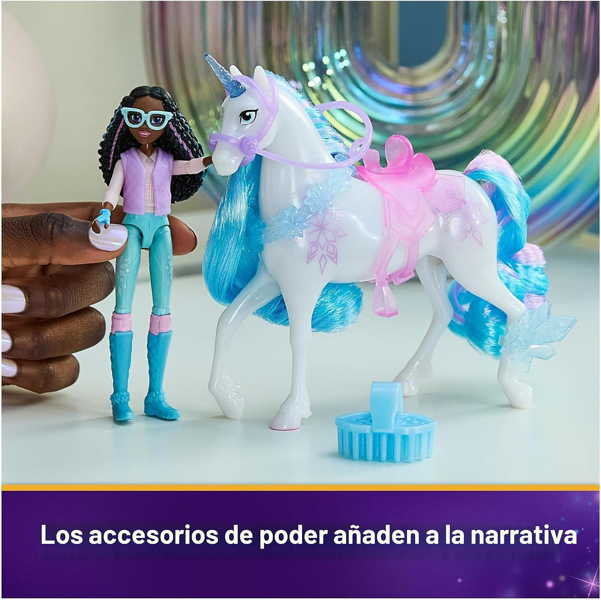 Unicorn Academy, set de poder de la amistad de Layla y Glacier con...